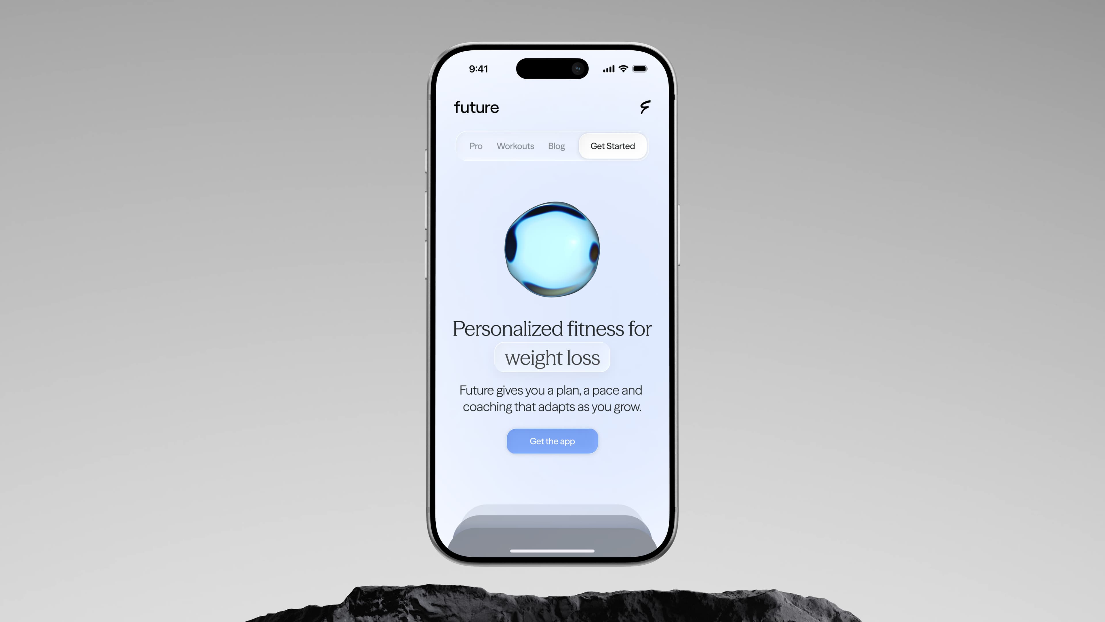 AI and Human fitness, rebuilt from first impression to first workout.